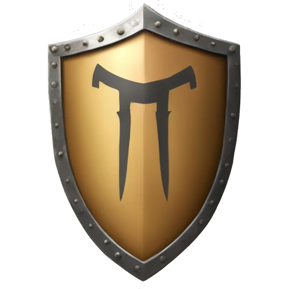 A shield that spartans used in battle emoji