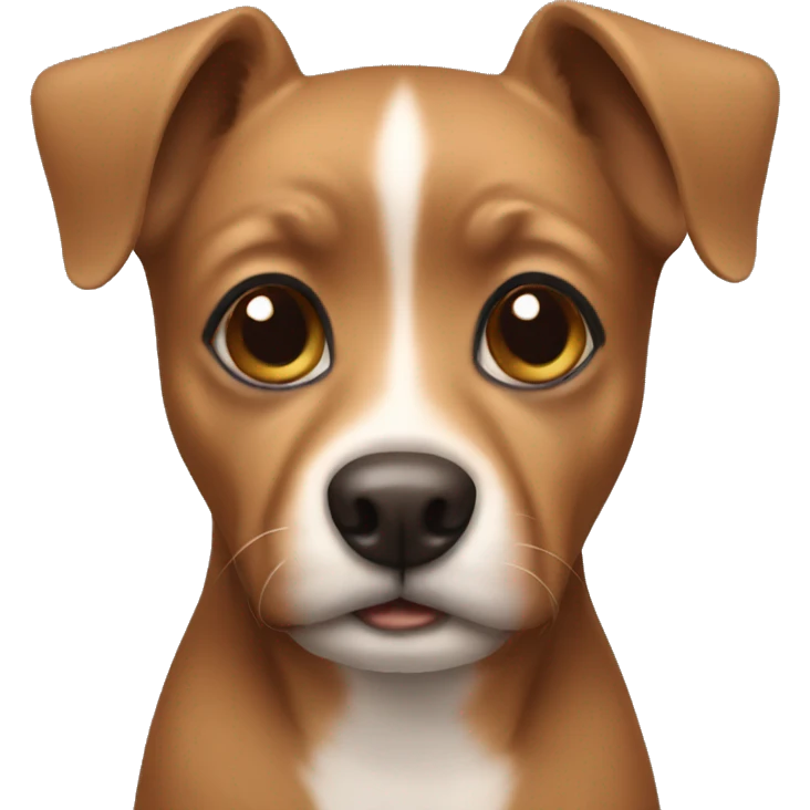 Brown small dog  emoji