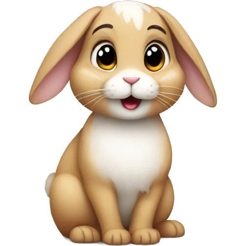 Cute rabbit  emoji