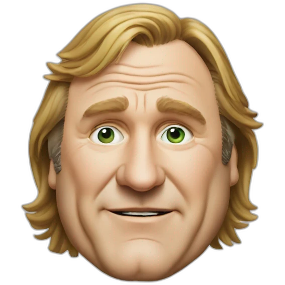 Gérard Depardieu ivre emoji