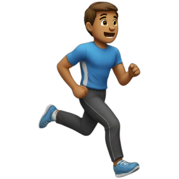 running away emoji