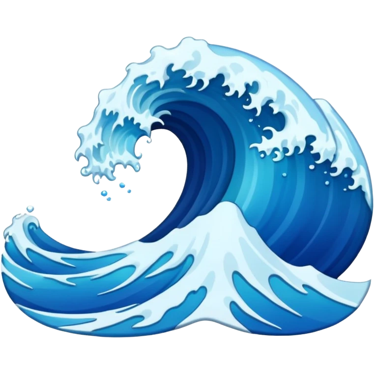 ocean wave emoji