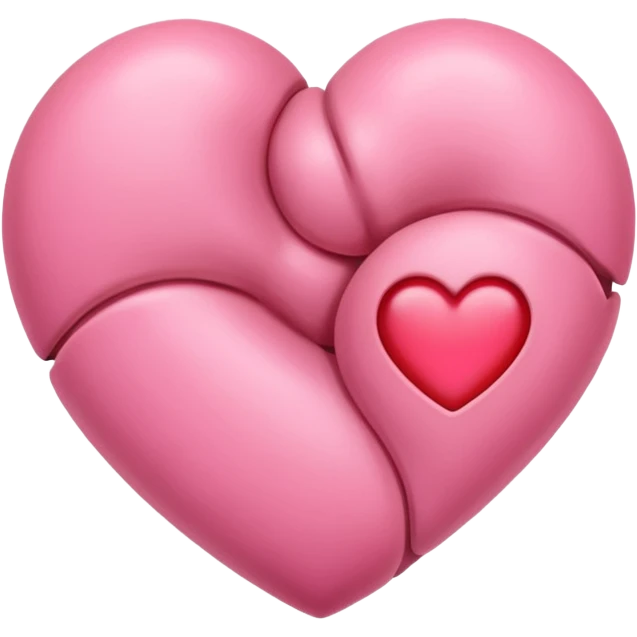 nude heart emoji