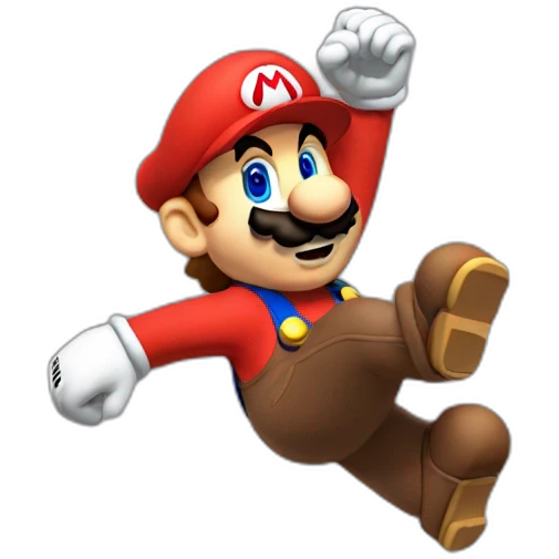 Mario jump emoji