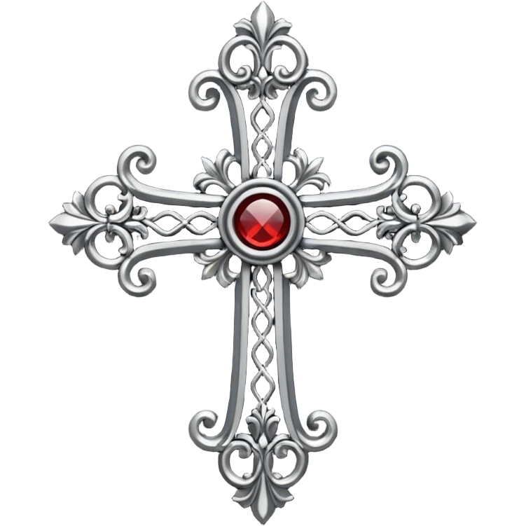 Dark Fantasy dark cross emoji