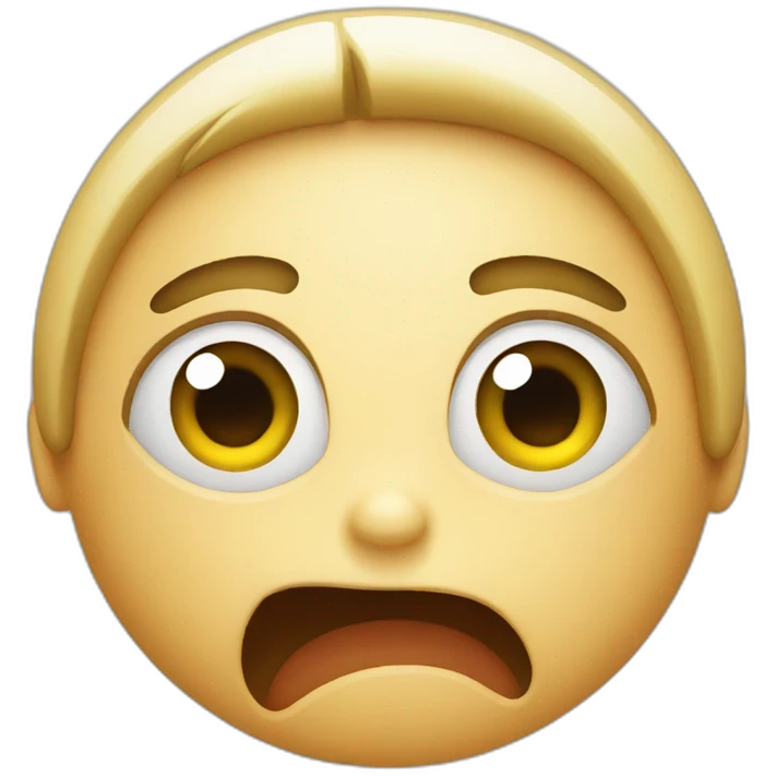 shocked face emoji