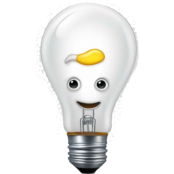 
light bulb- thumbs down emoji