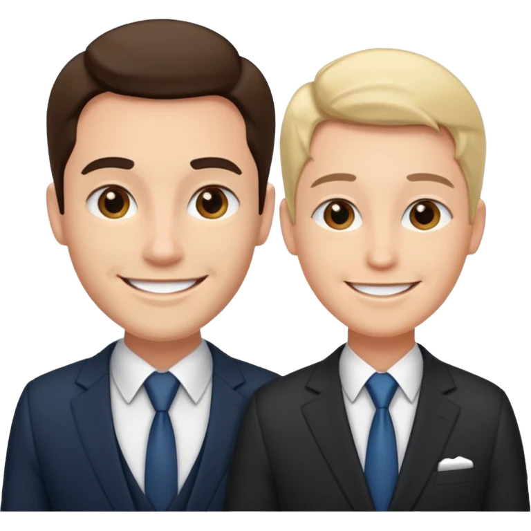 business meeting CEO / customer emoji
