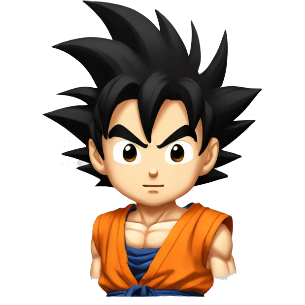 Goku from dragon ball z emoji