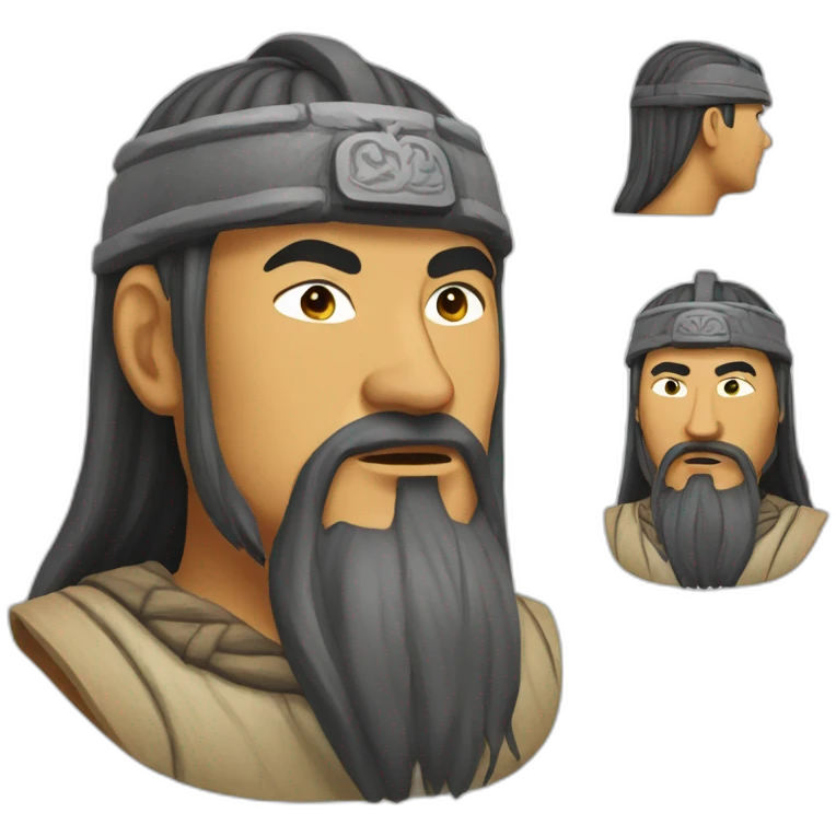 Ghengis khan realistic emoji