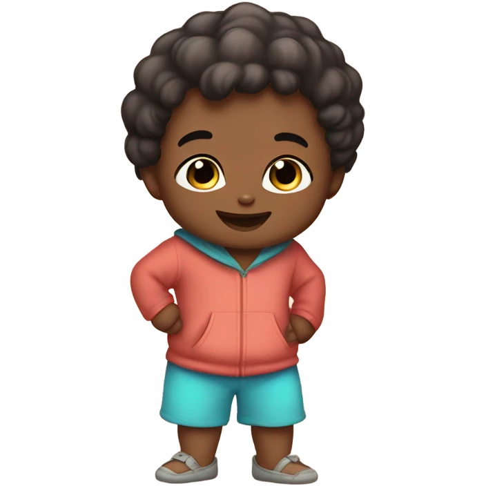 Cute baby boy emoji