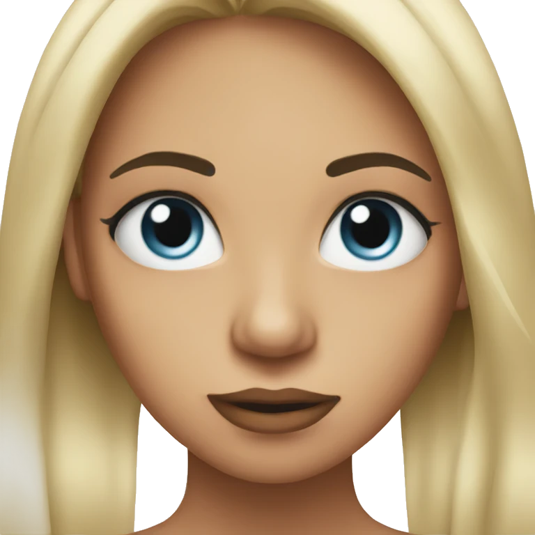 Sassy emoji with eyelash  emoji
