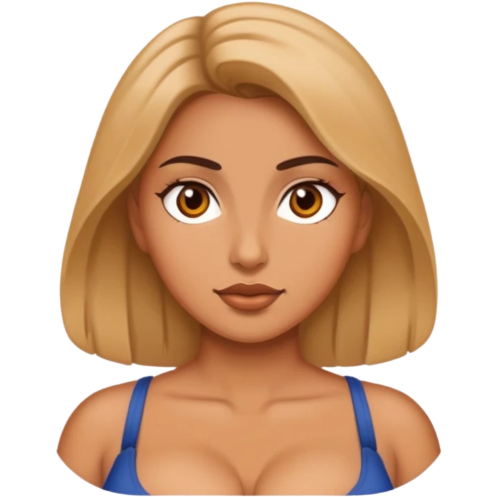 Woman with massive boobs  emoji