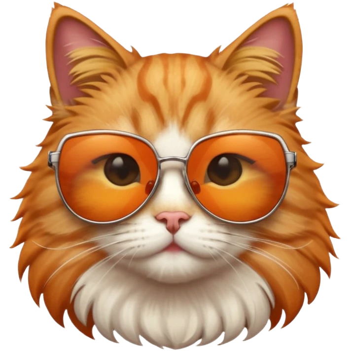 Cat wearing sunglasses emoji
