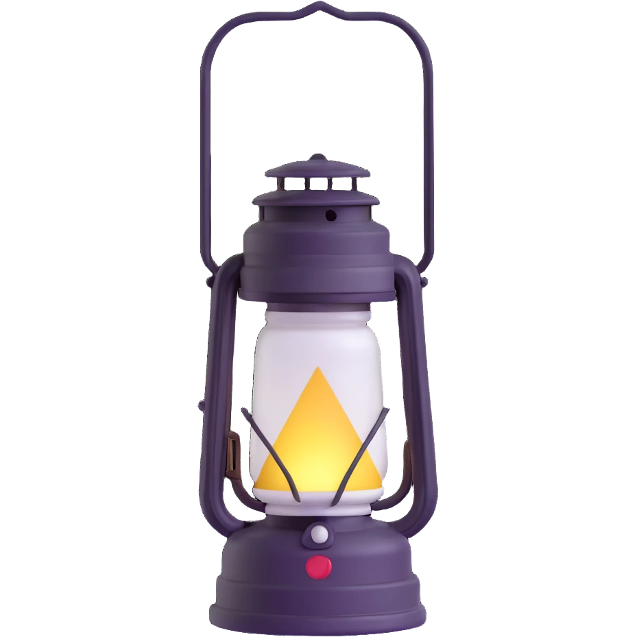 camping lantern emoji