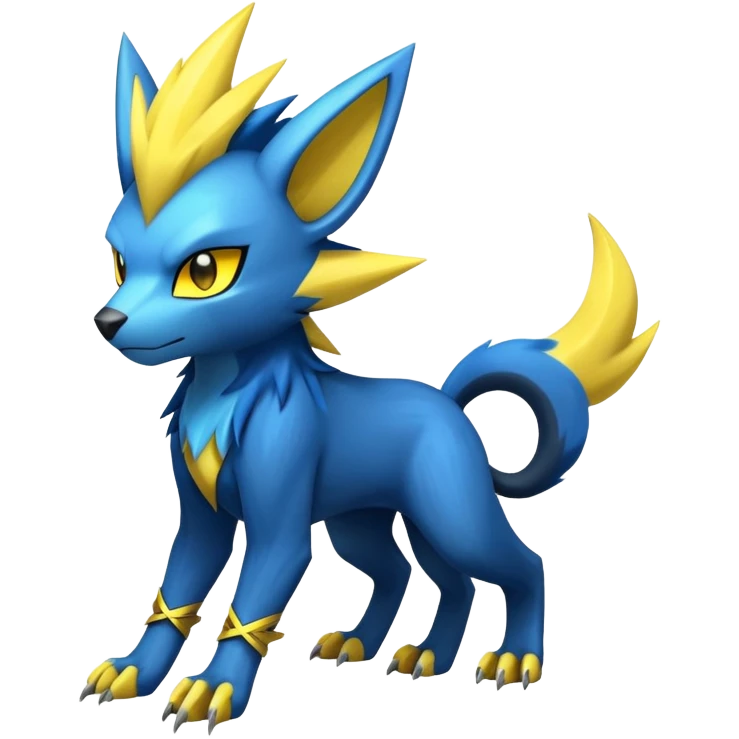 Manectric-Luxray-Fakémon-hybrid-creature (full body)  emoji