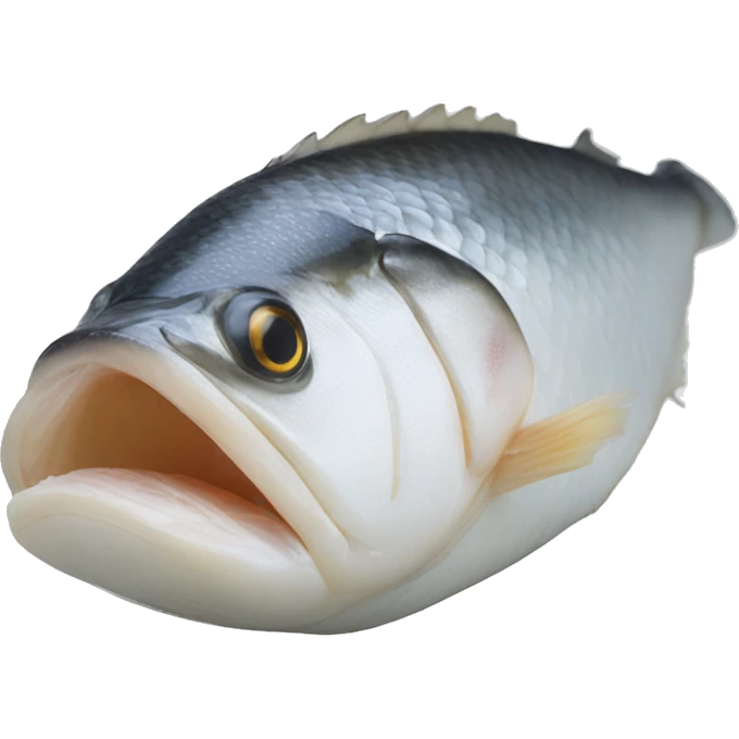 Pacific cod fillet with silver skin emoji
