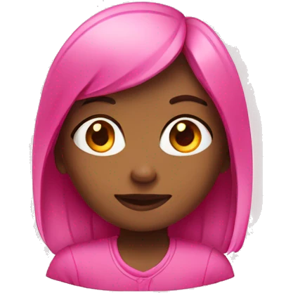 pink girl emoji