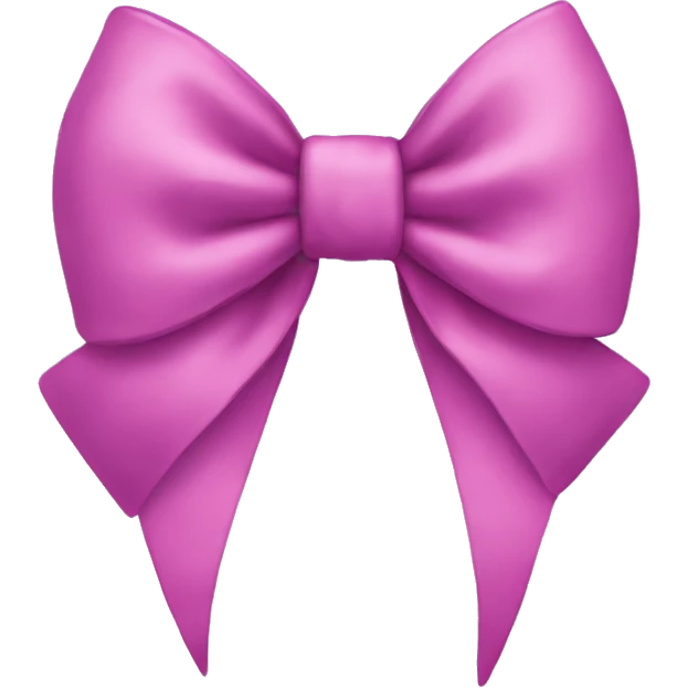 coquette bow emoji