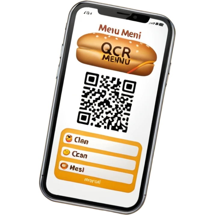 restaurant qr menu  emoji