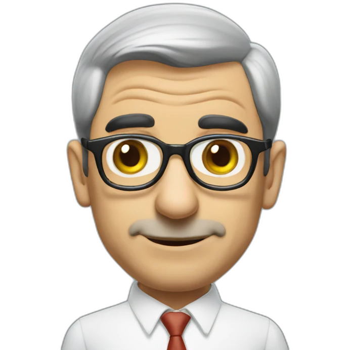 Mister Bean innovation consultant wearing glasses emoji