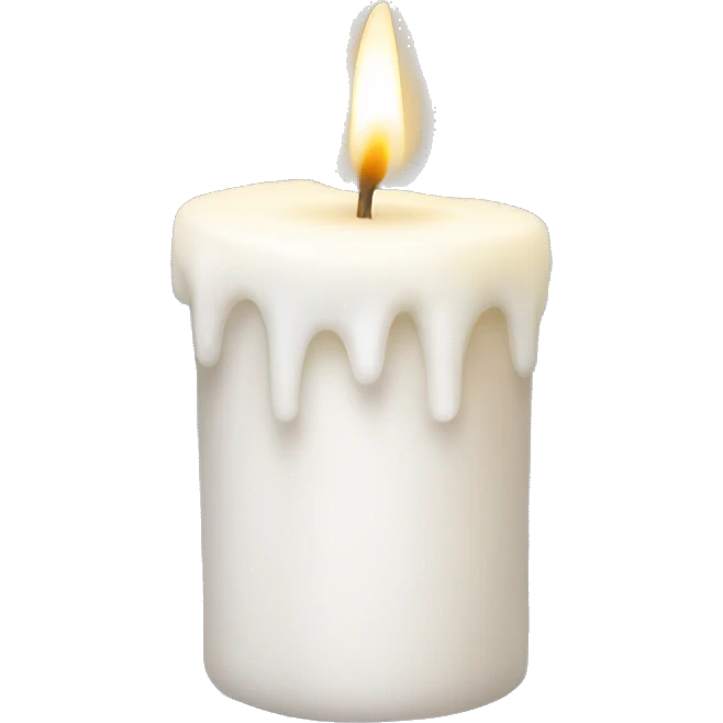 White candle emoji