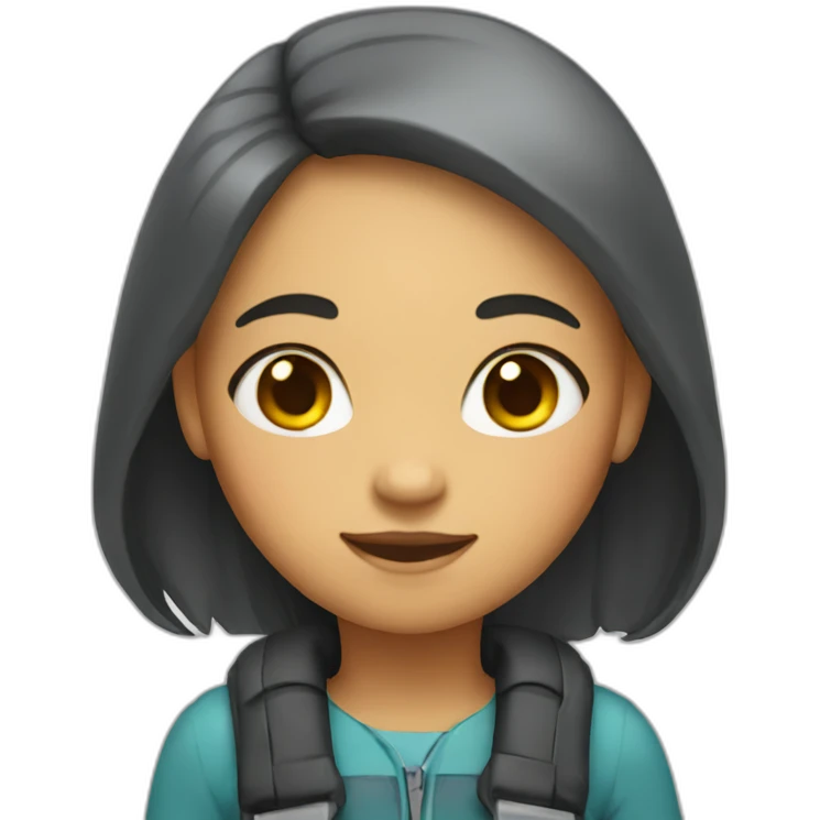 Fish girl emoji
