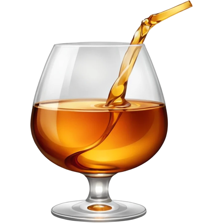 бокал коньяка emoji