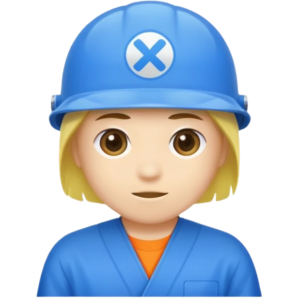 Text saying '確認済', business-like style, blue color, bold, high visibility. emoji