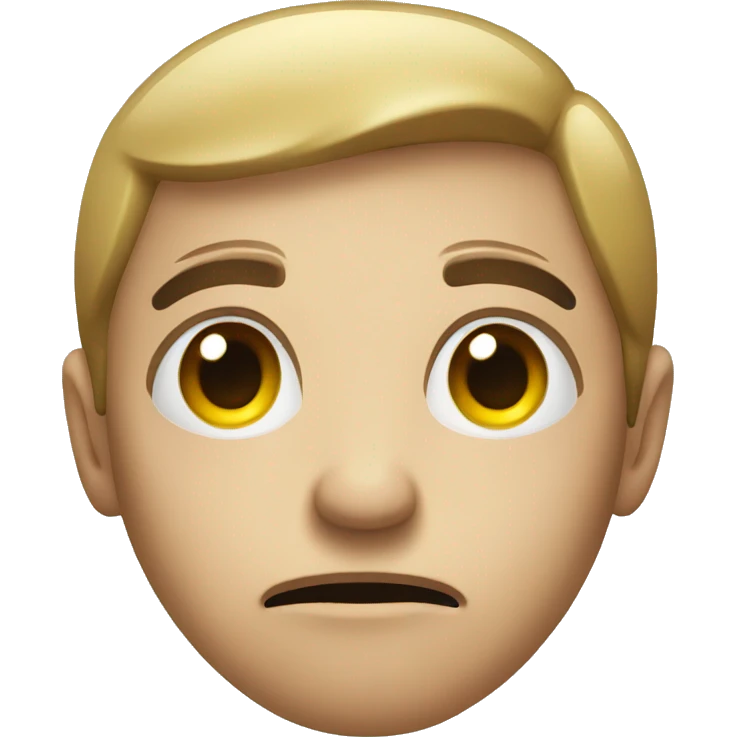 suspicious face emoji
