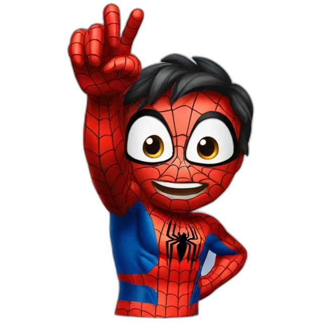 spiderman saying okay emoji