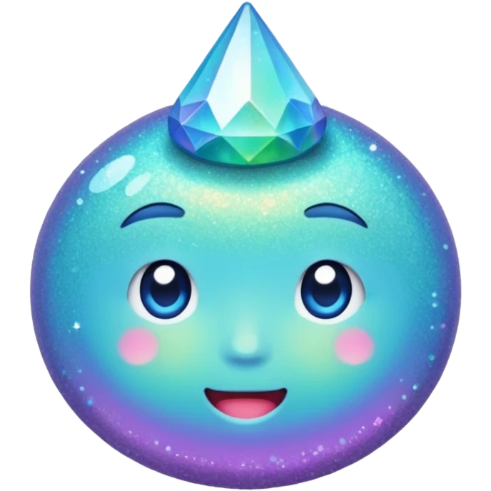 glitter cian panthom emoji