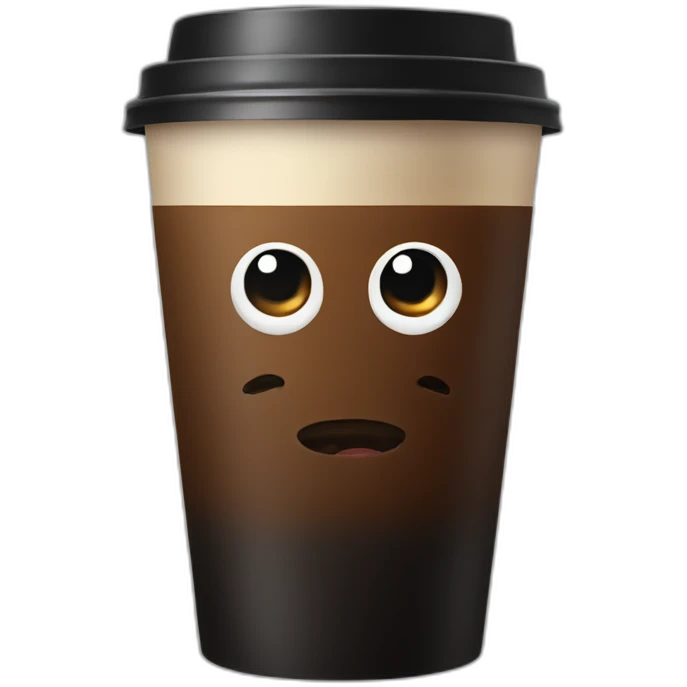 big black coffee emoji