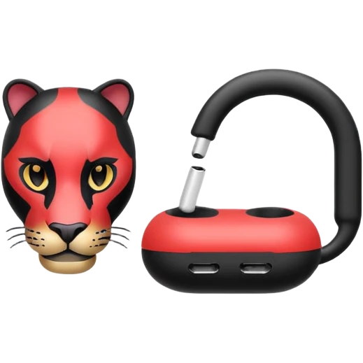 Panther AirPods  emoji