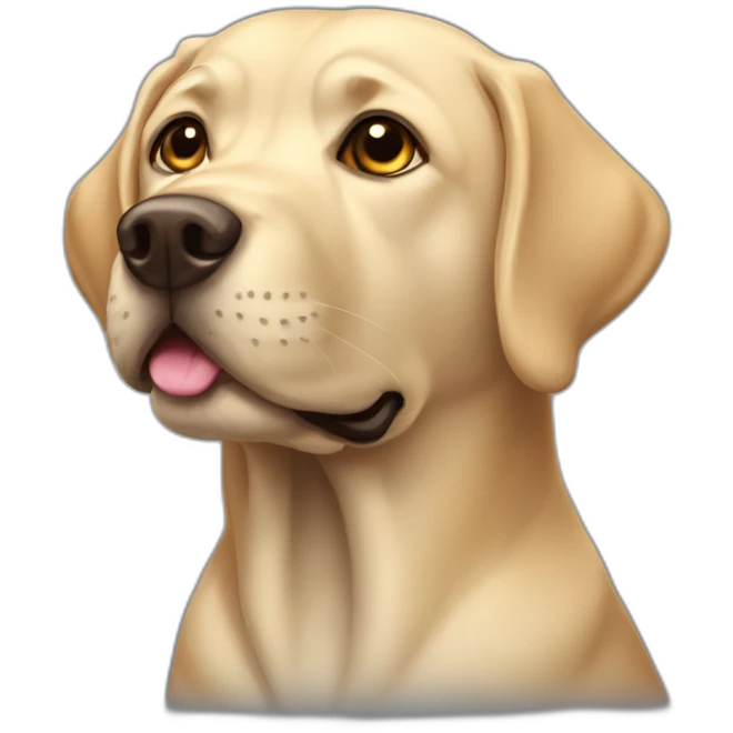 Labrador de toalha  emoji