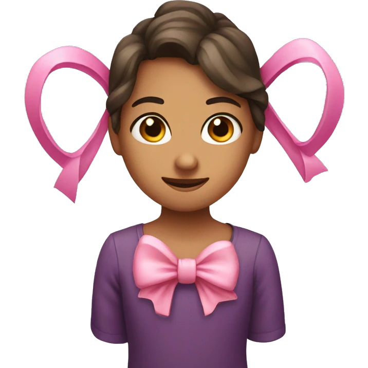 Bow with heart  emoji