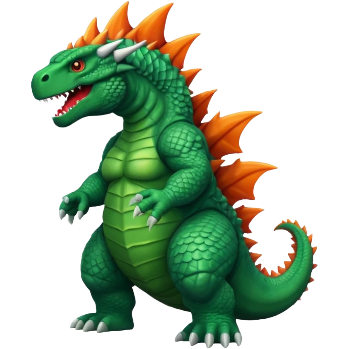 Lesbian Godzilla emoji