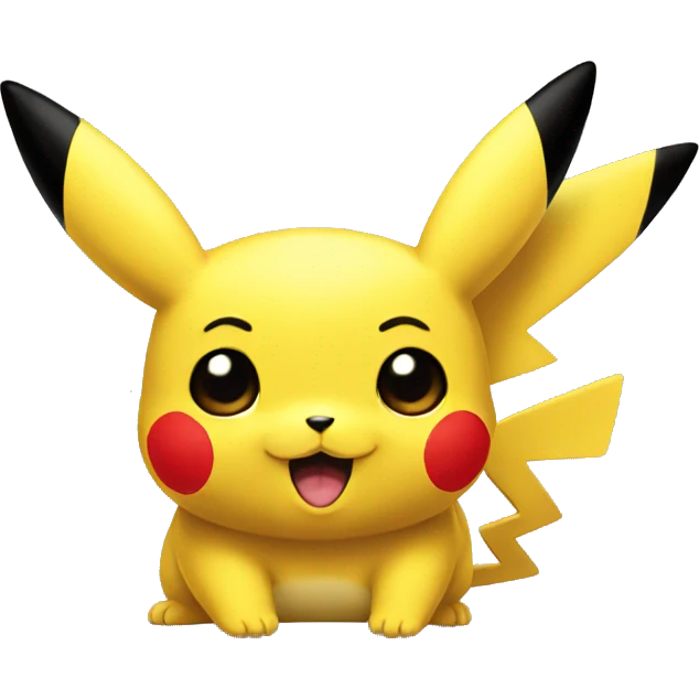 Pikachu working emoji