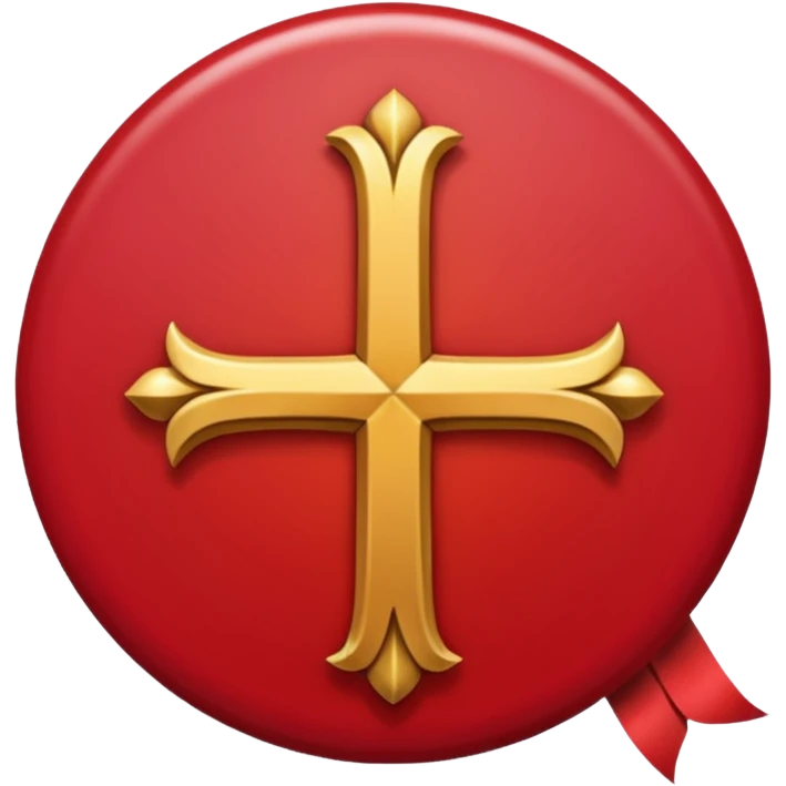 Symbol of sacrifice in berserk in red colour emoji