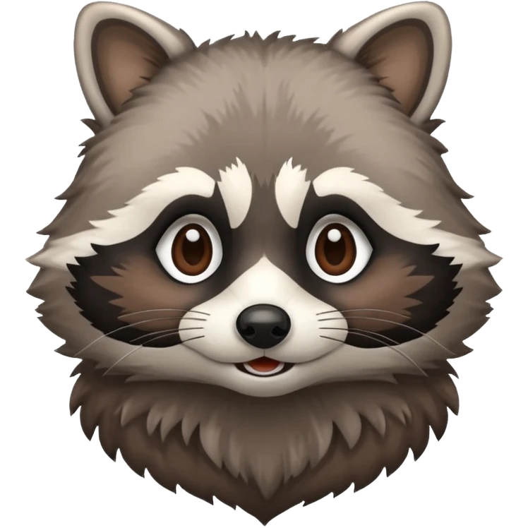 Raccoon I love you more

 emoji