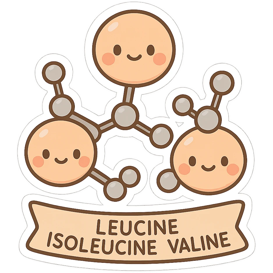 leucine, isoleucine, valine emoji