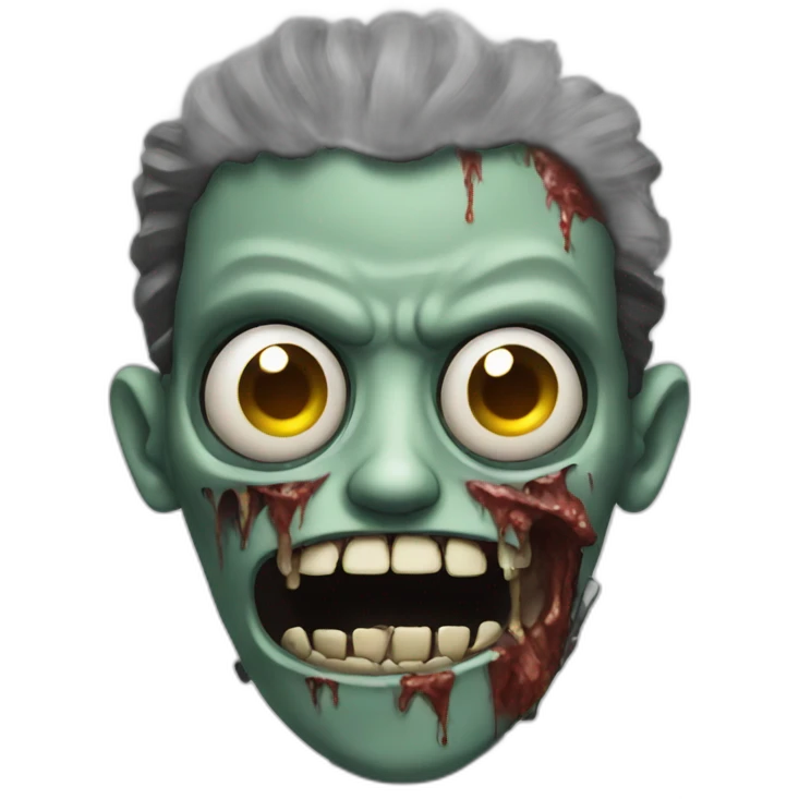 Zombie phone emoji