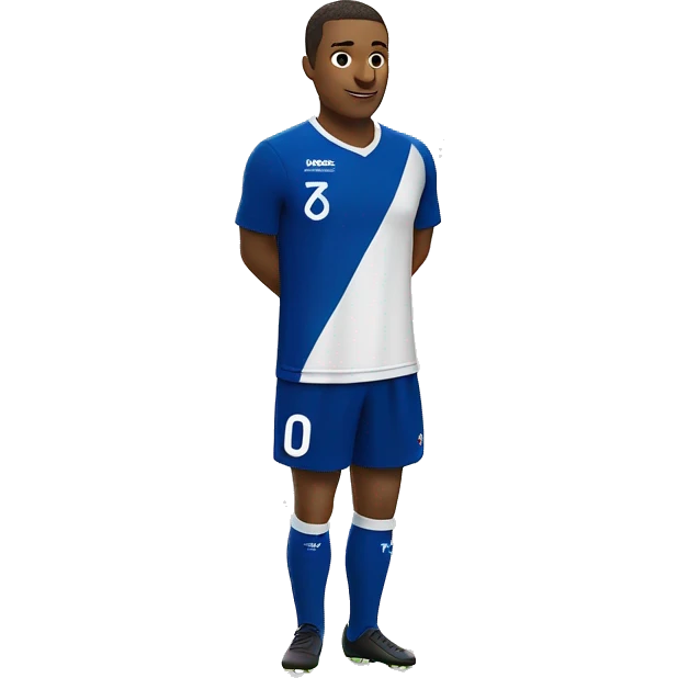 Maillot de foot France avec logo Logic interim emoji
