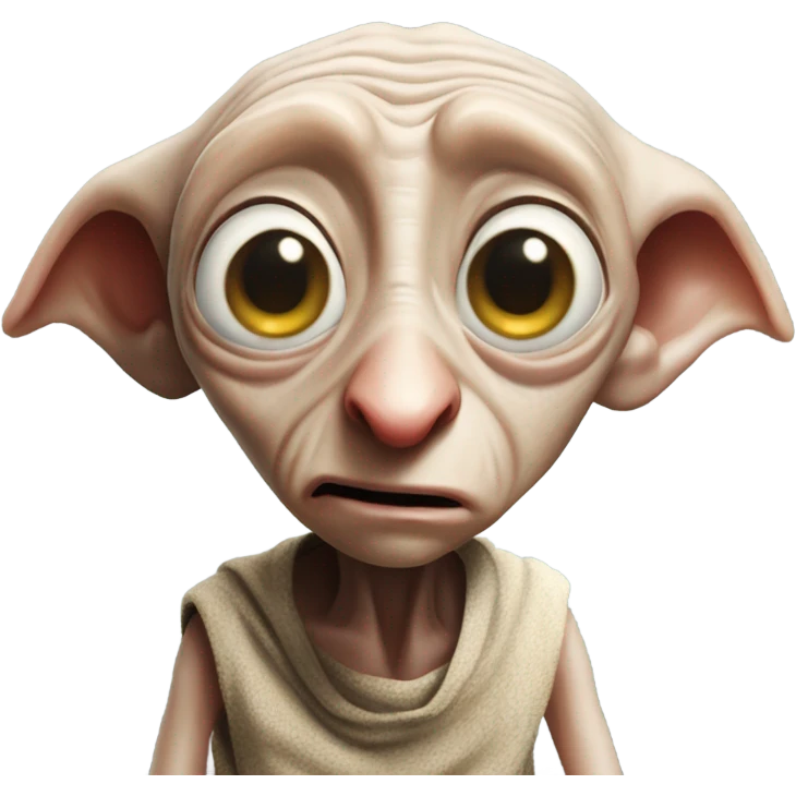 Dobby with sick emoji