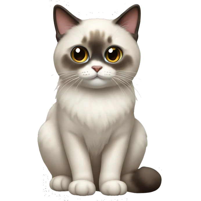 ragdoll shorthair cat emoji