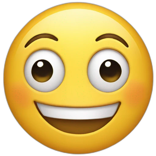 extrem happy face emoji