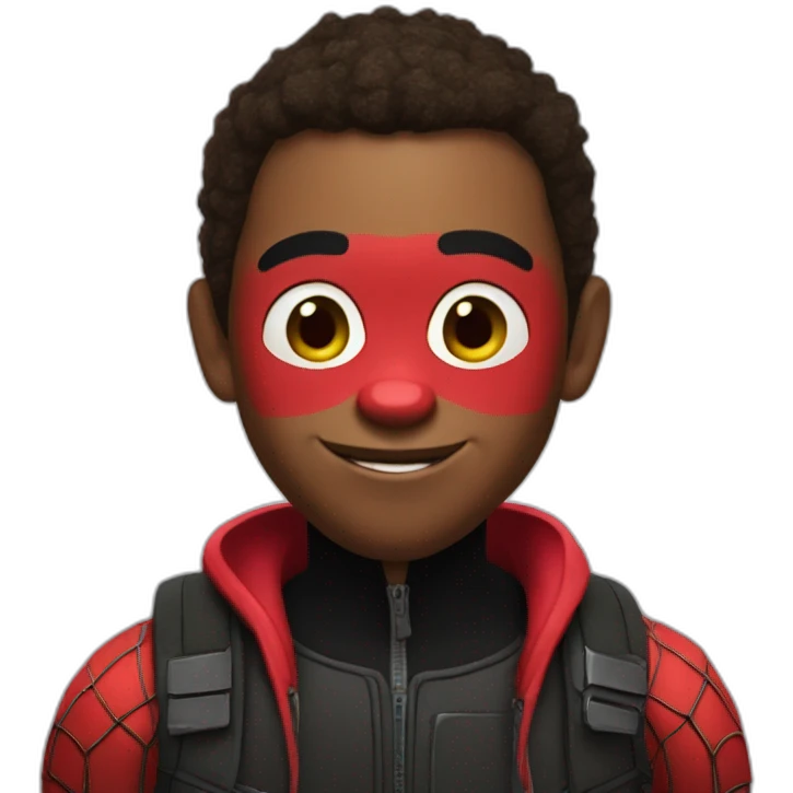 Shrek like miles morales emoji