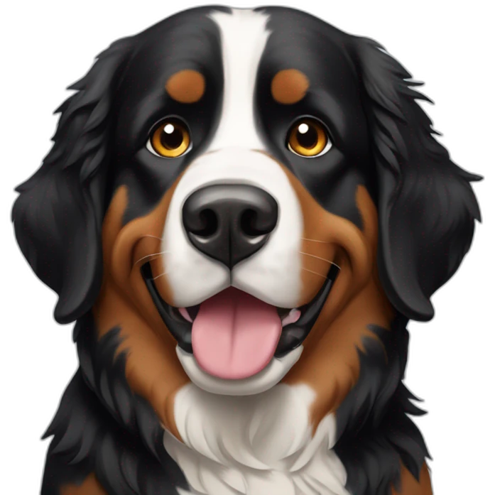 Bernese mountain dog emoji