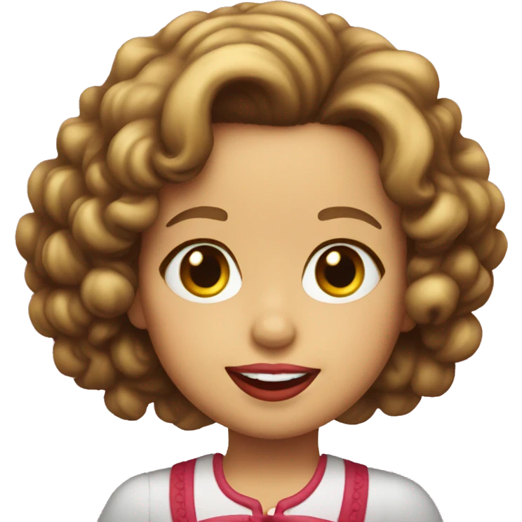 Shirley temple emoji