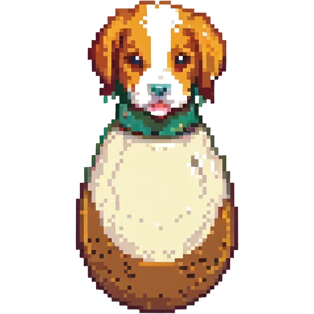 bowling skittle with puppy head on top emoji